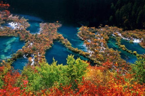 九寨溝十、十一月旅游-九寨溝浪漫彩林游